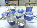 講茗堂名師999鎏銀高檔茶具青花漢瓦壺套裝精美茶壺一壺功夫兩杯禮盒裝 10頭青花古龍紋（茶壺） 曬單實拍圖