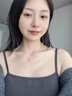 伊燦超閃鑲鉆吊墜項鏈女小眾設計網(wǎng)紅氣質(zhì)鎖骨鏈2025新款爆款時(shí)尚頸鏈 水滴鑲鉆項鏈 曬單實(shí)拍圖