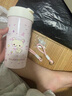 喜具杯【熊妹保溫杯】316不銹鋼可愛(ài)吸管杯大容量高顏值便攜女學(xué)生水杯 熊妹保溫杯500ml帶茶隔 杯子+二根粉色提繩+卡通掛件 曬單實(shí)拍圖