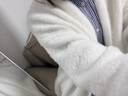妙奕嘉白色毛衣開(kāi)衫外套女針織衫女裝2025秋冬新款長(cháng)袖上衣外搭氣質(zhì)高級 白色水貂絨中長(cháng)款毛衣外套開(kāi)衫 均碼 曬單實(shí)拍圖