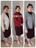 歌米拉（Gemila）針織開(kāi)衫女秋裝2025新款洋氣毛衣外套圓領(lǐng)春秋短款氣質(zhì)外搭上衣 紅色 2XL 【130斤-140斤】 曬單實(shí)拍圖