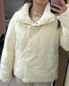 森馬（Semir）陳都靈羽絨服女國風(fēng)甜美盤(pán)扣2024冬季短款立領(lǐng)厚外套109724113015 曬單實(shí)拍圖