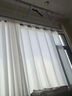 百思蓓窗簾免打孔安裝網(wǎng)紅豎百葉紗簾透光不透人臥室飄窗白紗帶桿一整套 豎百葉紗-白色-孔環(huán)-送彈簧桿 適用窗寬0.7-1.1m【簾高1.5m】單開(kāi) 曬單實(shí)拍圖