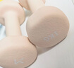 Keep 彩色浸塑啞鈴 男女家用家庭健身肌肉塑形手臂輕重量櫻粉 1kg*2 曬單實(shí)拍圖