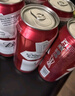百威啤酒TOP淡色拉格450ml*18聽整箱裝新老包裝交替發(fā)貨 七夕送禮  曬單實拍圖