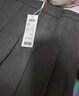 森馬（Semir）森馬半身裙女仿毛呢裙子24冬新款A(yù)字百褶裙遮胯顯瘦109724120001 曬單實(shí)拍圖