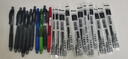 派通（Pentel）0.5mm速干中性筆彩色替芯 （適用于BLN75/BLN105/BLN2005）LRN5 黑色 12支裝 曬單實(shí)拍圖
