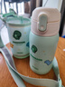 膳魔師兒童保溫學(xué)生吸管直飲杯大水壺侏羅紀恐龍系列550ml綠 曬單實(shí)拍圖