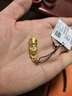 金至尊（3DG Jewellery）黃金貔貅吊墜金剛杵掛墜足金999不含項鏈男女同款生日禮物計價 中版-金重6.76克（配珠寶禮盒） 曬單實拍圖