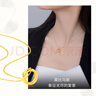 周大生黃金項鏈女足金莫比烏斯環(huán)套鏈送女友新年禮物 初見(jiàn)2.4g 曬單實(shí)拍圖