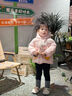 巴拉巴拉兒童羽絨服男女童冬季嬰兒寶寶外套2024造型時(shí)髦可愛(ài)208424107226 曬單實(shí)拍圖