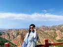 隨燦圍巾女夏季沙漠旅游防曬披肩民族風(fēng)茶卡鹽湖絲巾時(shí)尚棉麻紗巾頭巾 流蘇【藍(lán)色圖案】圍巾1條裝 曬單實(shí)拍圖