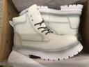 森馬馬丁靴男2025秋冬新款潮流男靴復古戶(hù)外工裝鞋增高厚底時(shí)尚皮靴子 白色 42 曬單實(shí)拍圖
