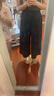 無印良品（MUJI）女式易干彈力泡泡紗輕便七分褲 褲子女款25年夏季女裝 BE1VSA5S 藏青色 S （155/62A） 曬單實(shí)拍圖