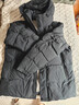 雪中飛高充絨連帽羽絨服男士冬季戶(hù)外出勤休閑三層保暖防寒科技羽絨外套 黑色 3XL (190) 曬單實(shí)拍圖