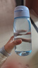 特百惠（Tupperware）樂(lè )趣550ML塑料杯夏季男女學(xué)生便攜運動(dòng)水杯子大容量雙飲口 冰水藍 曬單實(shí)拍圖