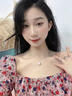 COULN KIN項(xiàng)鏈女S999純銀鍍玫瑰金珍珠吊墜時(shí)尚氣質(zhì)款生日送女友情人節(jié)禮物 玫瑰金色珍珠項(xiàng)鏈+精美禮盒 曬單實(shí)拍圖