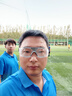 DRATRA近視運動眼鏡籃球眼鏡足球跑步散光學鏡架鏡框護目鏡比賽專用防霧 透框灰護墊 框+鏡（近0-600近散0-200內） 曬單實拍圖