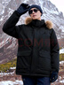 拓路者（Pioneer Camp）雪熊800蓬派克鵝絨羽絨服男連帽寬松中長(cháng)款戶(hù)外冬季保暖厚款外套 黑色-貂子真毛領(lǐng) L 曬單實(shí)拍圖
