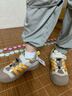 暇步士（Hush Puppies）童鞋新款兒童戶(hù)外運動(dòng)鞋軟底輕便女童鞋透氣跑步休閑男童鞋子 HP5805004棕色款 39 曬單實(shí)拍圖