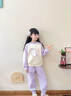 馬克華菲女童套裝秋裝2025新款兒童衛衣女孩秋季衣服兩件套中大童長(cháng)褲童裝 紫A03 110 曬單實(shí)拍圖