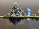 新中式懸浮假山擺件辦公室桌面裝飾品客廳藝術(shù)高級感小眾喬遷禮物 懸浮山 【福祿雙全 綠色】 曬單實(shí)拍圖