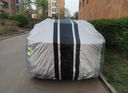 然車(chē)雨適用于領(lǐng)克900 01 02 03 05 10汽車(chē)車(chē)衣車(chē)罩遮陽(yáng)防曬防雨隔熱全罩 銀黑條色【豪華加厚加棉】牛津布 領(lǐng)克900 曬單實(shí)拍圖
