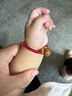 野生桃核手鏈嬰兒桃木護身符壓驚紅繩桃胡手串寶寶防驚嚇桃 【寶寶款】龍紋桃籃【朱砂安康紅繩】 曬單實(shí)拍圖