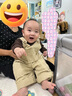 葉余夏季兒童嬰兒新款背帶褲男女外出服寶寶連體洋氣兩件套小童套裝 深咖T恤+米杏背帶褲 90 曬單實(shí)拍圖