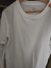 霞湖世家【索羅拉涼感T】涼感t恤男純色防曬5A抗菌圓領(lǐng)短袖Y002白色  L 曬單實(shí)拍圖