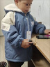 G.DUCKKIDS小黃鴨男童外套秋冬裝兒童棉服中小童夾克男孩棉衣寶寶加厚衣服 藍色 90 尺碼1~2歲【 80-90cm】 曬單實(shí)拍圖