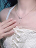 梵昇昱s999足銀項鏈女情人節生日禮物送女友老婆閨蜜輕奢小眾麥穗鎖骨鏈 s999足銀-穗穗平安【精美禮盒裝】 曬單實(shí)拍圖