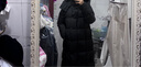 美力城長款羽絨服女裝新款90%鵝絨過膝外套時尚連帽城市戶外休閑運動風(fēng) 黑色 M 曬單實拍圖