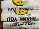 登比塑料袋加厚背心袋大號笑臉超市購物食品袋方便打包袋40*60cm100只 曬單實(shí)拍圖