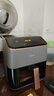 美的（Midea）AI烹飪空氣炸鍋免翻面 可視大視窗大容量5.3L 智能觸控 空氣炸鍋微波爐烤箱一體機三合一KZC539J5 曬單實(shí)拍圖