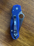 SPYDERCO美國進(jìn)口spyderco蜘蛛C223戶(hù)外高硬度粉末鋼便攜鋒利EDC折疊刀 C223GPDBL 曬單實(shí)拍圖