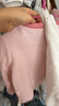 戴維貝拉（DAVE＆BELLA）小男孩全棉上衣女童衣服2025秋季新款小童長袖t恤洋氣寶寶打底衫 琥珀粉【現(xiàn)貨】 90 cm（建議身高80-90cm） 曬單實拍圖
