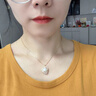 伊燦環(huán)繞設計滿(mǎn)鉆仿珍珠吊墜項鏈女精致獨特頸鏈2025新款高級感鎖骨鏈 環(huán)繞設計滿(mǎn)鉆珍珠項鏈 曬單實(shí)拍圖