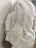 潔麗雅（Grace）浴巾家用加大A類(lèi)菠蘿格1浴巾+2毛巾組合裝 成人男女柔軟吸水 淺綠 曬單實(shí)拍圖