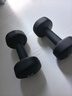 Keep彩色浸塑啞鈴男士健身家用器械肌肉塑形墨灰色 5kg*2 曬單實(shí)拍圖