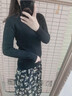 秋冬高領(lǐng)加絨毛衣女加厚一體絨打底衫內搭保暖上衣外穿修身針織衫 黑色 加絨 【高領(lǐng)一體絨】 L 【建議105~115斤】 曬單實(shí)拍圖