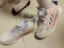 特步兒童鞋【氫風(fēng)8.0護足跑鞋】網(wǎng)革透氣緩震旋鈕扣飛彈科技運動(dòng)跑鞋 帆白/水粉色 34 碼 曬單實(shí)拍圖