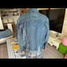 Levi's李維斯情侶同款美式經(jīng)典復古休閑時(shí)尚潮牌修身牛仔夾克外套 深藍色 M 曬單實(shí)拍圖