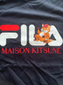 FILA 斐樂(lè )官方男子針織短袖衫2025夏新款狐貍刺繡休閑舒適純棉T恤 曬單實(shí)拍圖