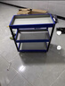 銀犀新款特厚工具車(chē)小推車(chē)汽修車(chē)間移動(dòng)工具車(chē)多功能工具架收納架汽修 【大號】三層工具車(chē) 曬單實(shí)拍圖