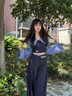 JIOESC秋季設計感小眾chic韓系套裝女2025新款高級感早秋氣質(zhì)穿搭一整套 上衣+褲子 M （100-110斤） 曬單實(shí)拍圖