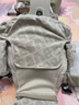 bebebus新品氣墊腰凳嬰兒背帶抱娃神器輕便兩用減壓透氣腰凳沙駝金 曬單實拍圖