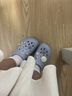 森達洞洞鞋女款2025夏新商場(chǎng)同款舒適厚底兩穿涼鞋XPB01BH5 藍色 41 曬單實(shí)拍圖