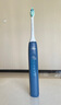 飛利浦（PHILIPS）電動(dòng)牙刷鉆石3系 亮白&潔凈刷頭HX5181/02藍+HX9023刷頭3支裝 生日禮物 曬單實(shí)拍圖