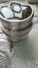 康巴赫304不銹鋼三層蒸鍋蒸籠復(fù)底湯蒸鍋多功能防燙鍋具32cm燃?xì)庠钔ㄓ?曬單實拍圖